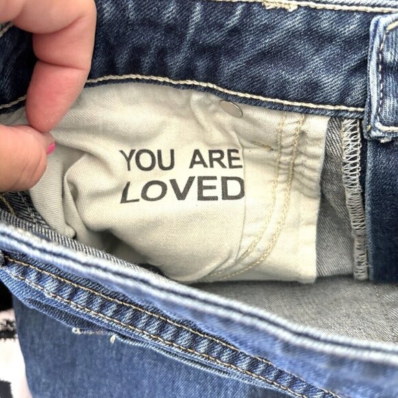 AMO Twist Mid-Rise Blue Ankle Jeans in Dark Vintage Women’s Size 32 - Picture 7 of 10